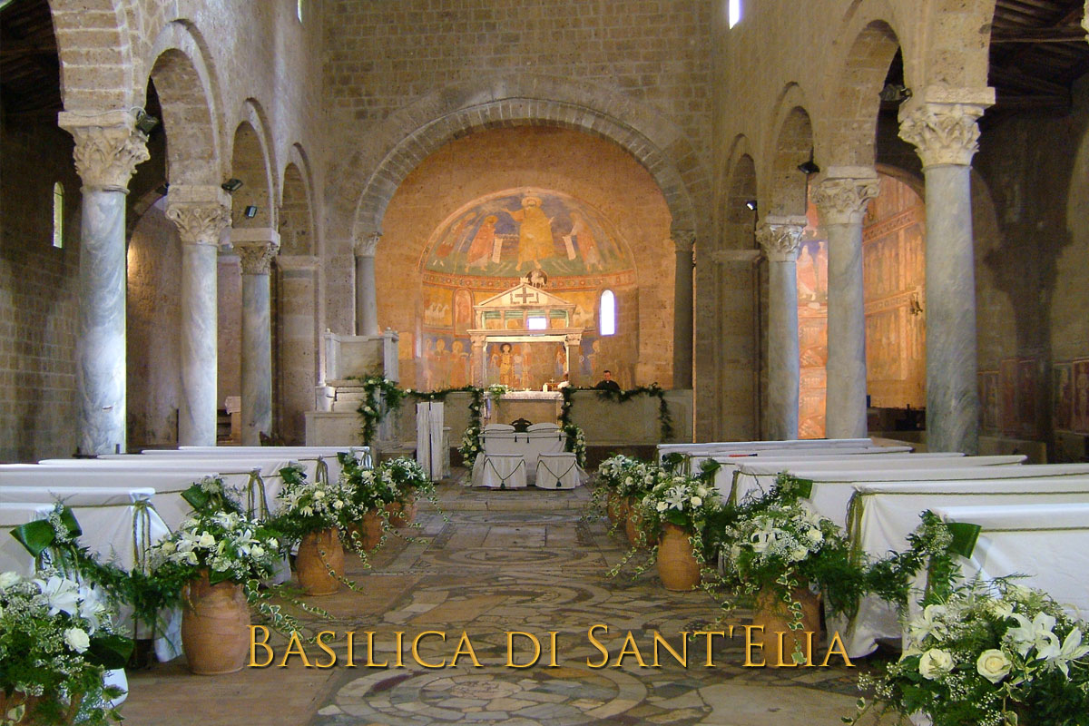 Flowers for Wedding Basilica di Sant'Elia